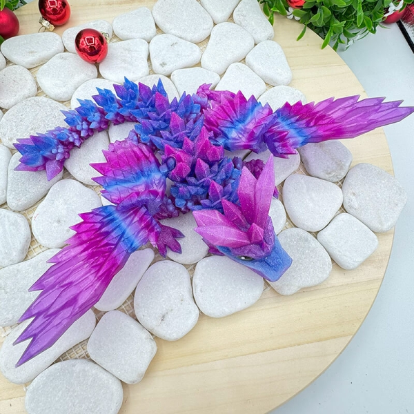 Kristalldrache – Amethystflügel